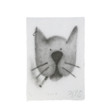 Load image into Gallery viewer, Smoking Cat - 22x30in
