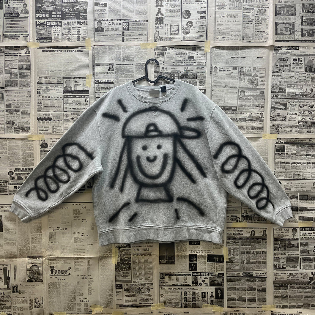 Human sweatshirt - XXLarge - Ath. grey