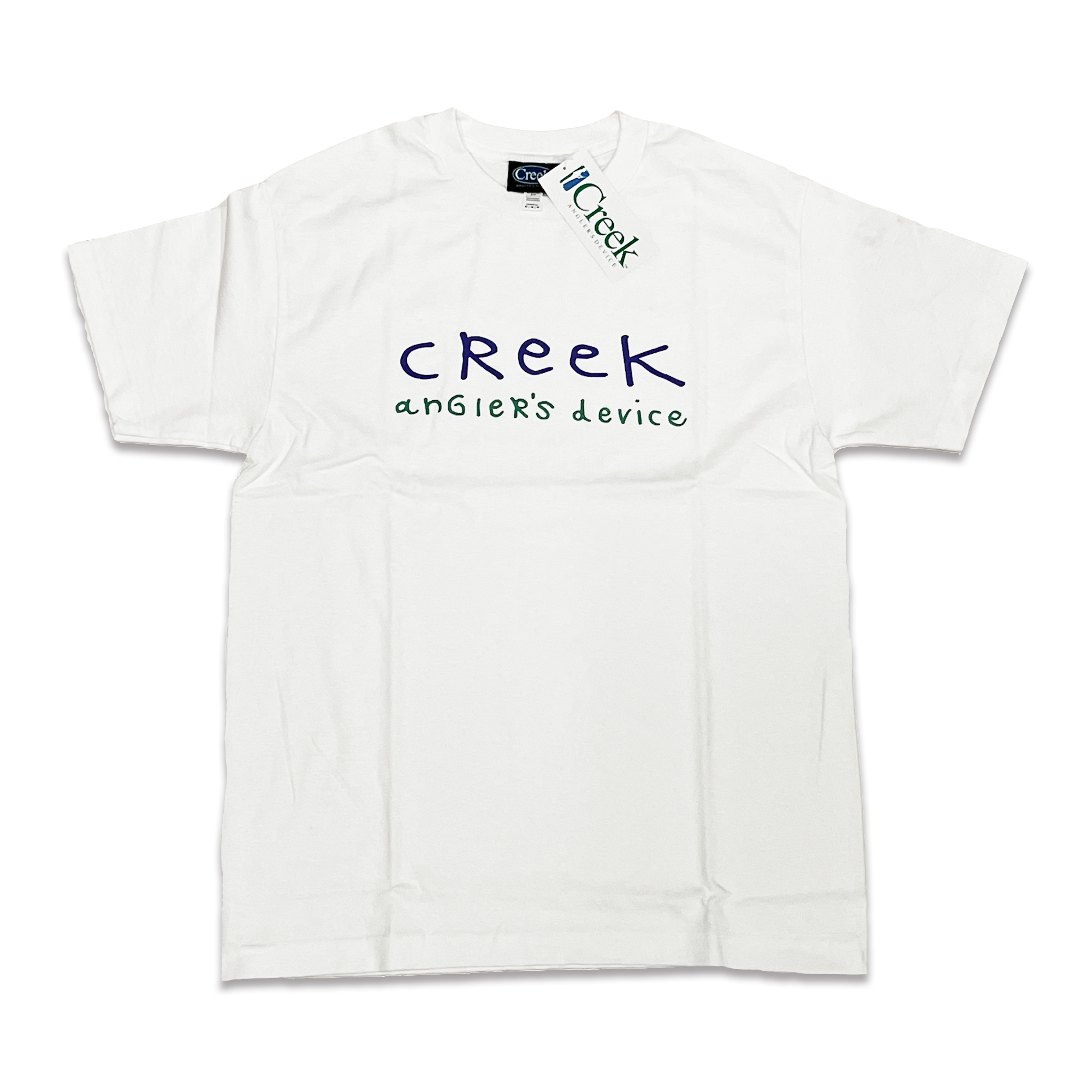 Creek Angler's Device Logo Tee Shirt WH | www.causus.be
